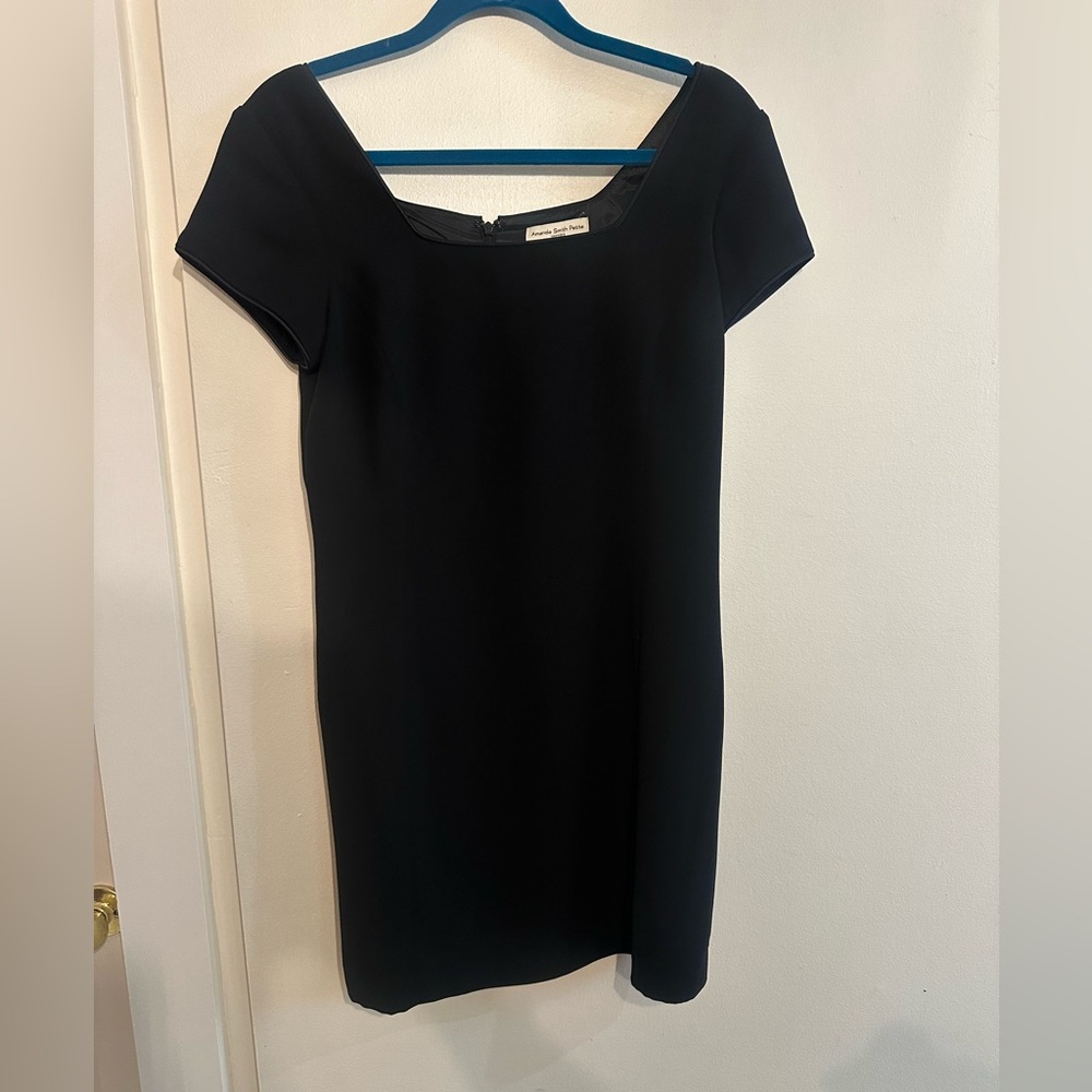 Black mini dress